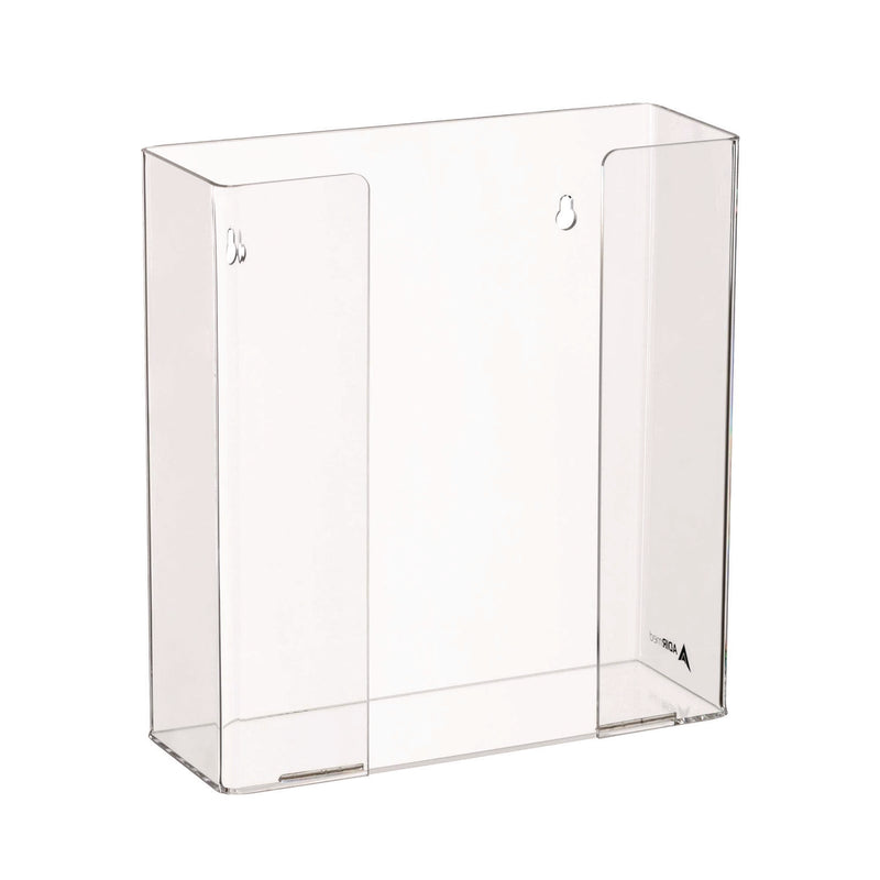 AdirMed Acrylic Glove Dispenser, Double Box Capacity, 10.2 x 3.5 x 10.8, Clear (ALHI90202) Each