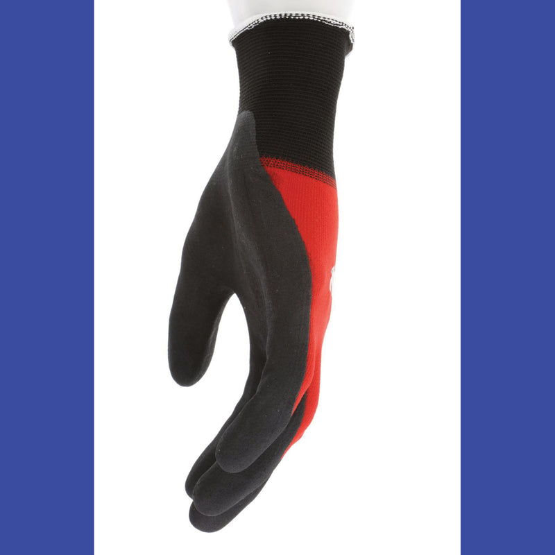 MCR™ Safety Ninja BNF N96970 Gloves, Medium, Black/Red, Dozen (CRWN96970M) 1 Dozen