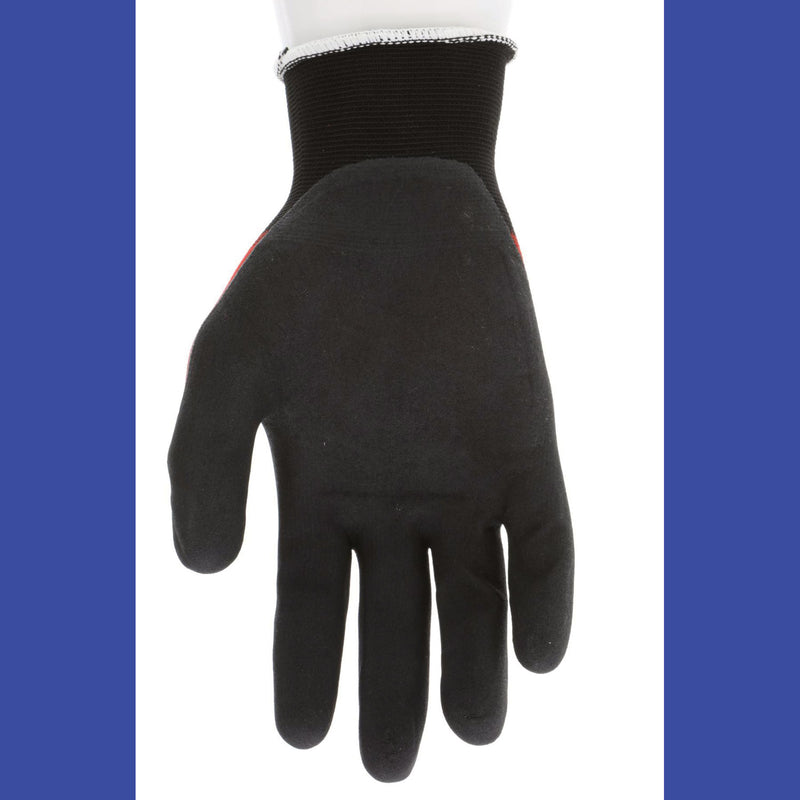 MCR™ Safety Ninja BNF N96970 Gloves, Medium, Black/Red, Dozen (CRWN96970M) 1 Dozen