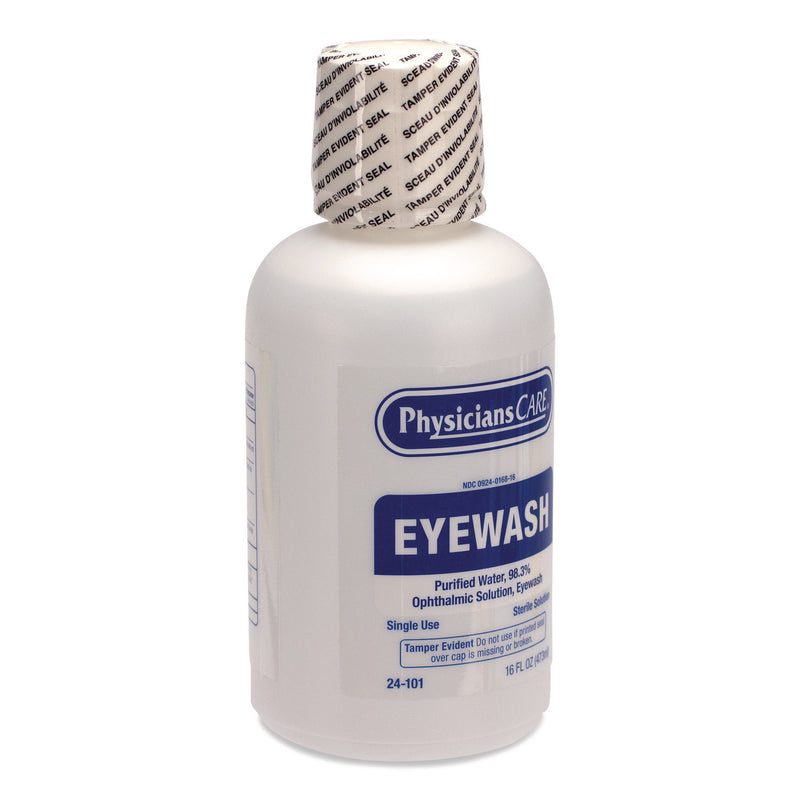 PhysiciansCare® by First Aid Only® Eye Wash, 16 oz Bottle, 12/Carton (FAO24101001EA) Each