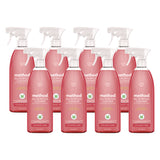 Method® All Surface Cleaner, Pink Grapefruit, 28 oz Spray Bottle, 8/Carton (MTH317939CT) Case of 8