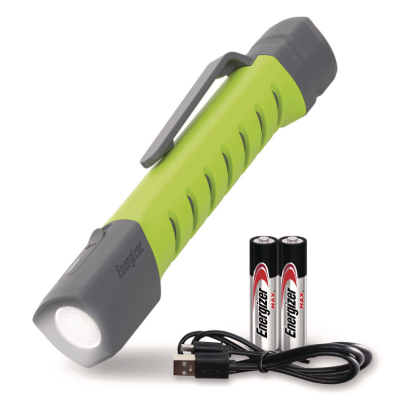 Energizer® Pro Series Inspection Light, Rechargeable Lithium Ion/2 AAA Batteries (Included), Gray/Green (EVEENYPHH22) Each