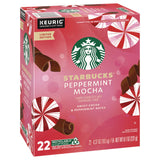 Starbucks® Peppermint Mocha K-Cup, 22/Box, 4/Carton (SBK12437832CT) Case of 4