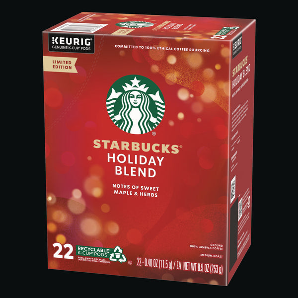 Starbucks Holiday Blend K-Cup, 22/Box (SBK12412029) Box of 22