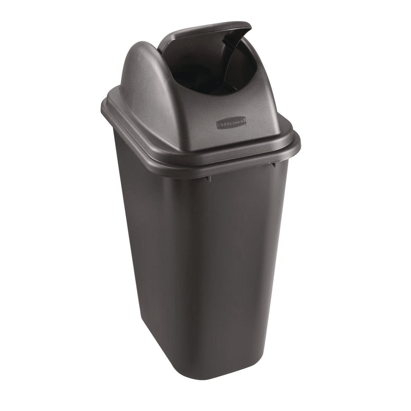 Rubbermaid Rectangular Free-Swinging Plastic Lids, Black (3067BK) Each