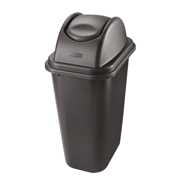 Rubbermaid Rectangular Free-Swinging Plastic Lids, Black (3067BK) Each
