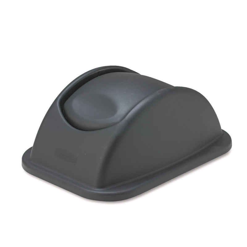 Rubbermaid Rectangular Free-Swinging Plastic Lids, Black (3067BK) Each