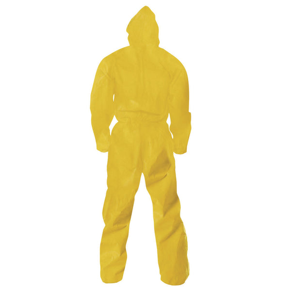 KleenGuard™ A70 Chemical Spray Protection Coveralls, 4X-Large, Yellow, 12/Carton (KCC09817) Case of 12