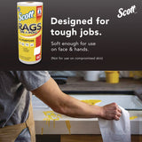 Scott® Rags On A Roll, 1-Ply, 9.4 x 11, White, 60/Roll, 12 Rolls/Carton (KCC54992) Case of 12
