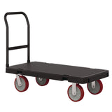 Suncast Commercial® Resin Platform Truck, 1,600 lb Capacity, 24.25 x 52.25 x 41, Black (SUAPDPT2448) Each