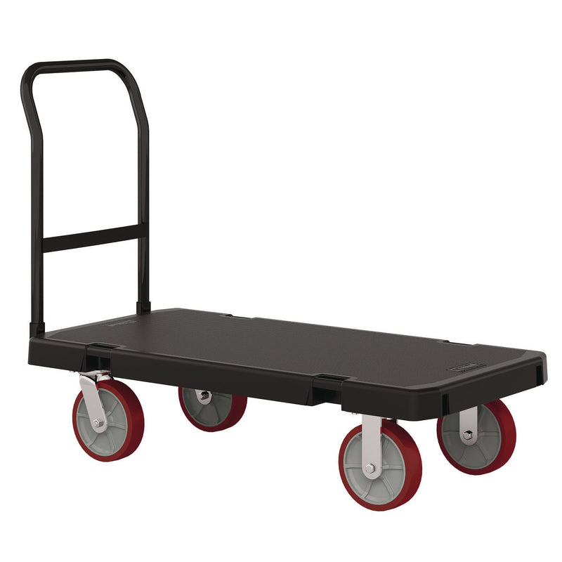Suncast Commercial® Resin Platform Truck, 1,600 lb Capacity, 24.25 x 52.25 x 41, Black (SUAPDPT2448) Each