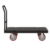 Suncast Commercial® Resin Platform Truck, 1,600 lb Capacity, 24.25 x 52.25 x 41, Black (SUAPDPT2448) Each