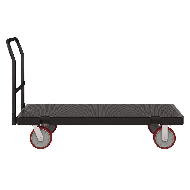 Suncast Commercial® Resin Platform Truck, 1,600 lb Capacity, 30.25 x 64.5 x 41, Black (SUAPDPT3060) Each
