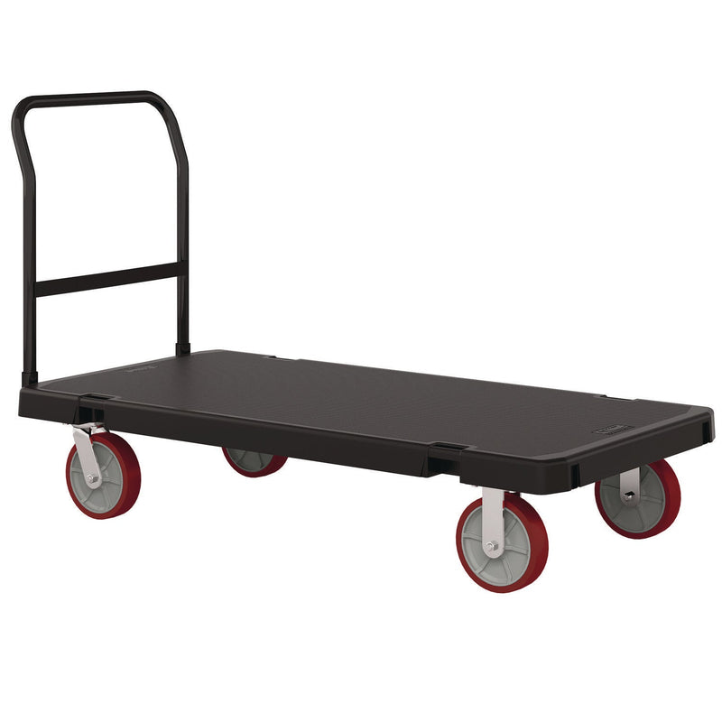 Suncast Commercial® Resin Platform Truck, 1,600 lb Capacity, 30.25 x 64.5 x 41, Black (SUAPDPT3060) Each
