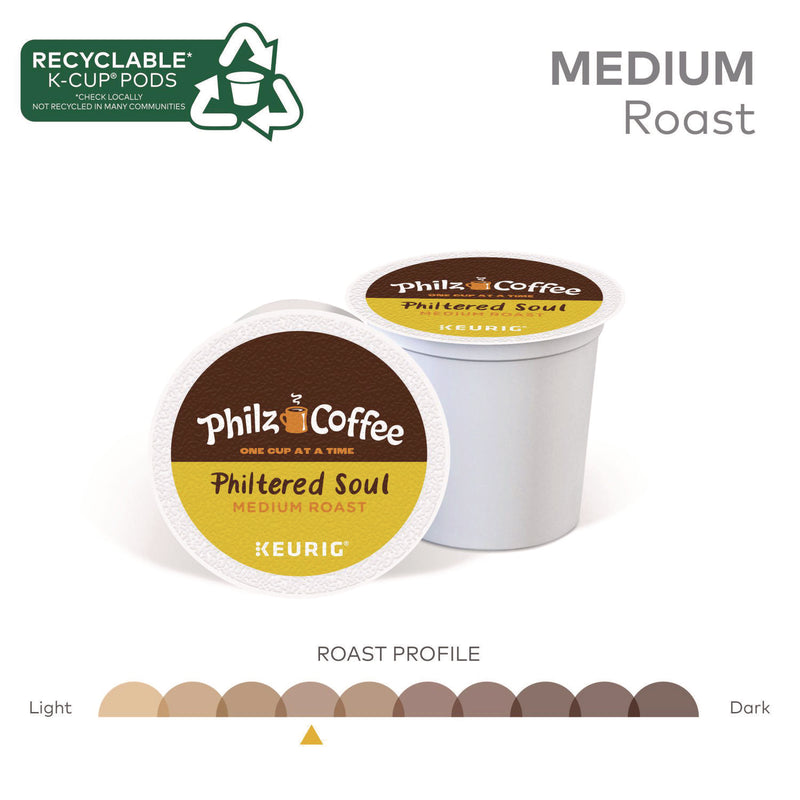Philz Coffee Philtered Soul K Cups, Hazelnut, 80/Carton (GMT0119CT) Case of 80