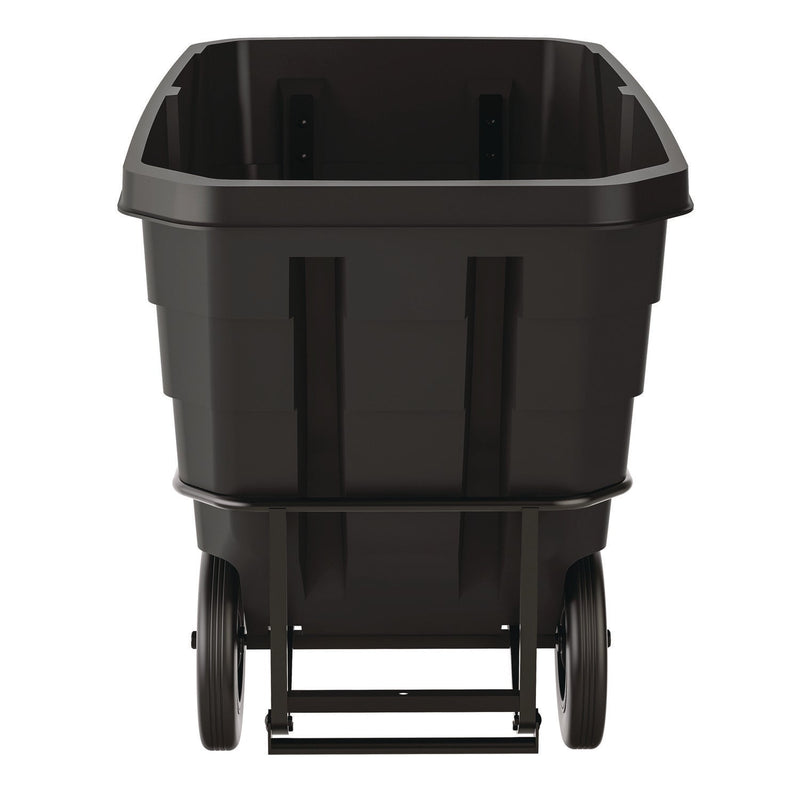 Suncast Commercial® Heavy Duty Tilt Truck, 1 cu yd, Plastic, Black/Red (SUARMTTHD100) Each