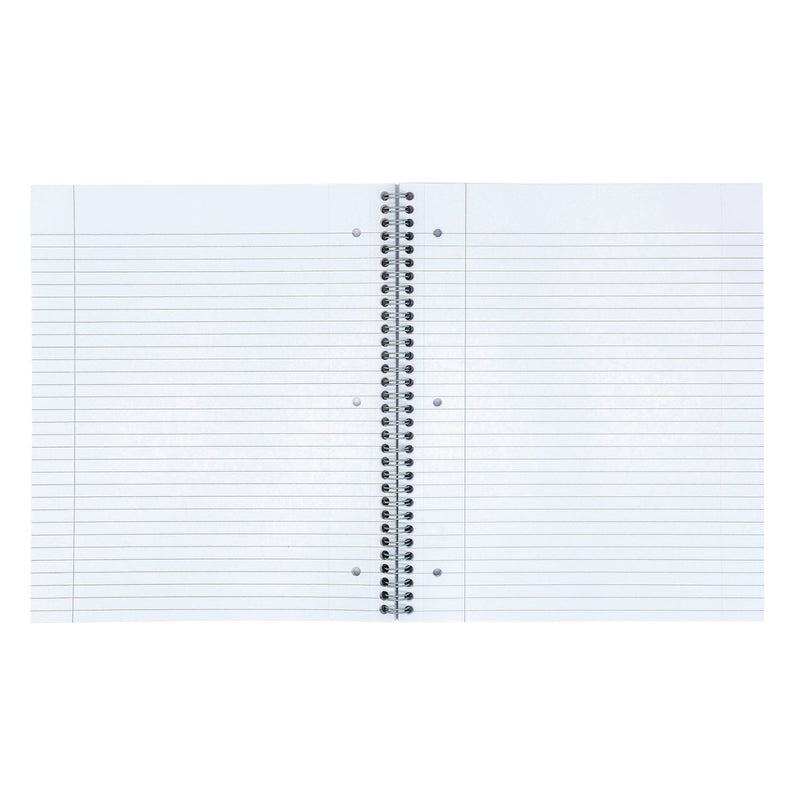 PUKKA PAD® Letter Size Notebook, 1-Subject, Medium/College Rule, White Cover, (80) 11 x 8.5 Sheets, 3/Pack (PUK9758BAS) Pack of 3
