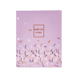 Two-Pocket Portfolio Folder, 1" Capacity, 9.6 x 11.9, Assorted Floral, 6/Pack (PUK9108ROC) Pack of 6