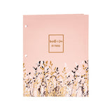 Two-Pocket Portfolio Folder, 1" Capacity, 9.6 x 11.9, Assorted Floral, 6/Pack (PUK9108ROC) Pack of 6