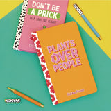 PUKKA PAD® Soft Cover Eco Notebook, 1-Subject, Medium/College Rule, Orange/Pink Red/White, (96) 8.3 x 5.8 Sheets (PUK9705SPP) Each