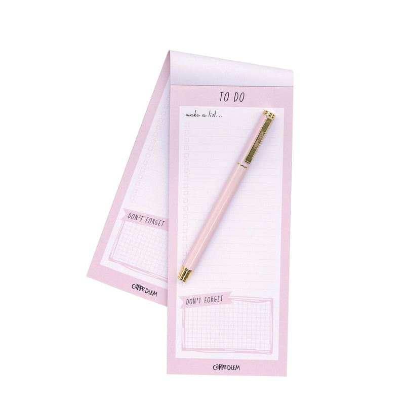 PUKKA PAD® Magnetic To Do List, Unruled, 60 Pink/White 3.5 x 8.5 Sheets, 6/Pack (PUK9161CD) Pack of 6