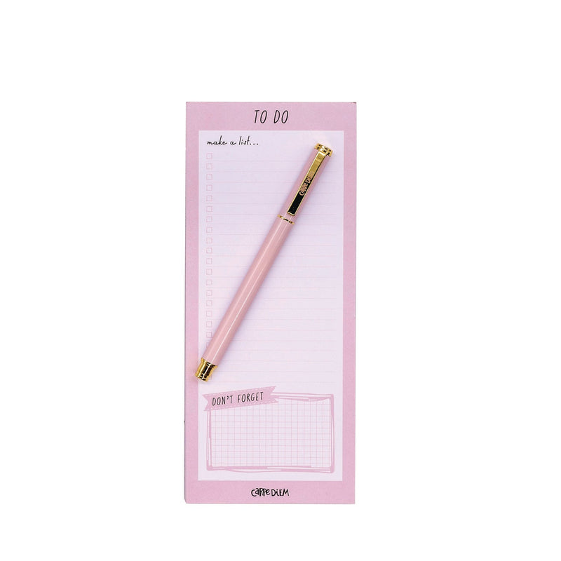 PUKKA PAD® Magnetic To Do List, Unruled, 60 Pink/White 3.5 x 8.5 Sheets, 6/Pack (PUK9161CD) Pack of 6