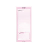 PUKKA PAD® Magnetic To Do List, Unruled, 60 Pink/White 3.5 x 8.5 Sheets, 6/Pack (PUK9161CD) Pack of 6