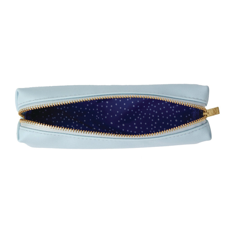 PUKKA PAD® Pencil Case, 7.9 x 2 x 2, Blue, 6/Pack (PUK9169CD) Pack of 6