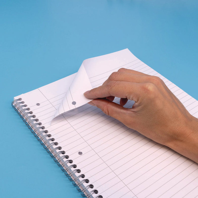 PUKKA PAD® Letter Size Notebook, 1-Subject, Medium/College Rule, Silver with White Dots Cover, (50) 11 x 8.5 Sheets, 3/Pack (PUK8750MET) Pack of 3