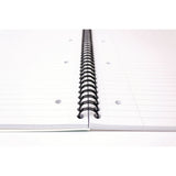PUKKA PAD® Letter Size Notebook, 1-Subject, Medium/College Rule, Silver with White Dots Cover, (50) 11 x 8.5 Sheets, 3/Pack (PUK8750MET) Pack of 3