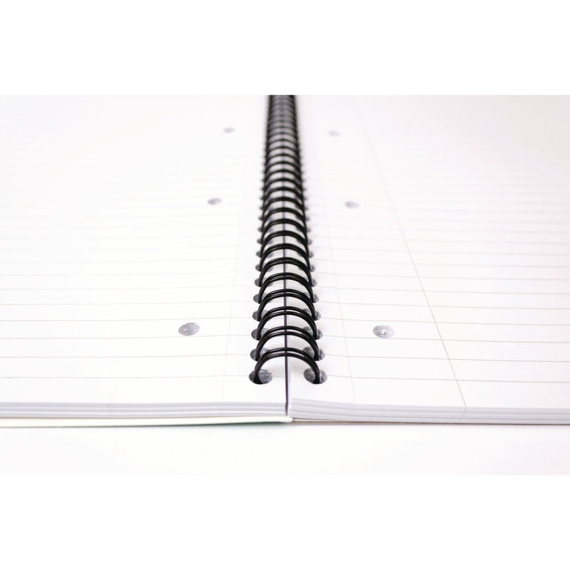 PUKKA PAD® Letter Size Notebook, 1-Subject, Medium/College Rule, Silver with White Dots Cover, (50) 11 x 8.5 Sheets, 3/Pack (PUK8750MET) Pack of 3
