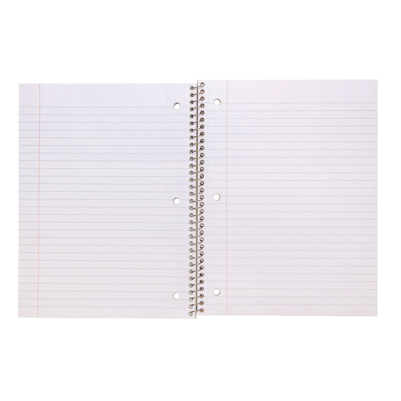 PUKKA PAD® Letter Size 1-Subject Notebook, Medium/College Rule, Metallic Green Cover with White Dots, (50), 10.5 x 8 Sheets, 3/Pack (PUK8795MET) Pack of 3