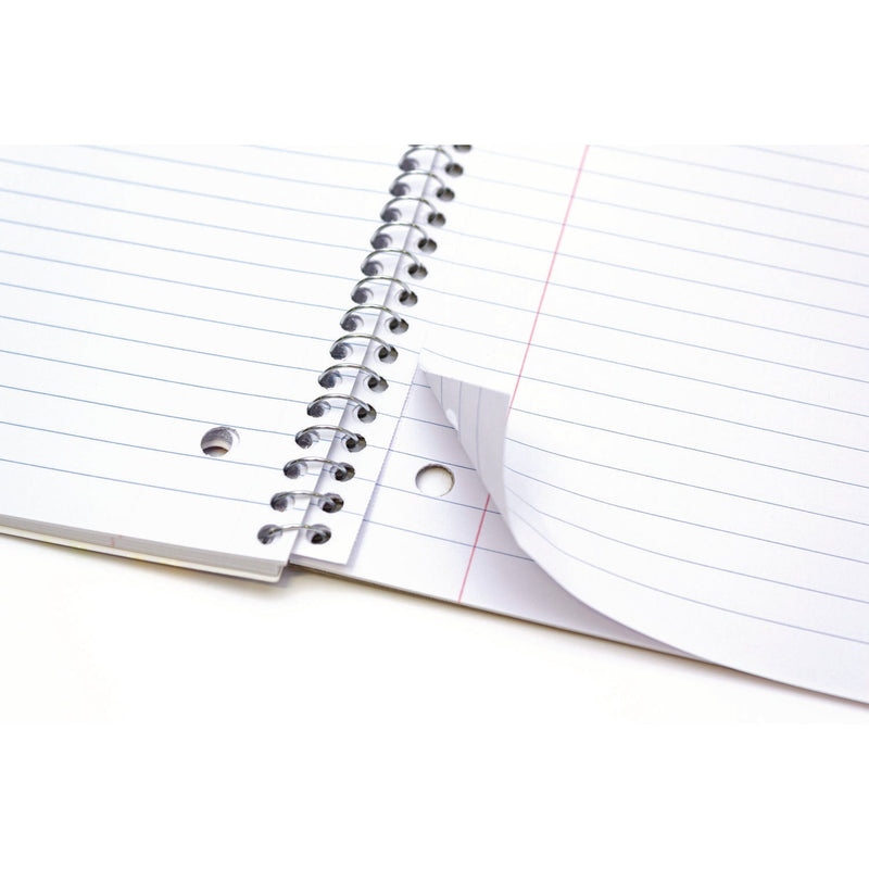 PUKKA PAD® Letter Size 1-Subject Notebook, Medium/College Rule, Metallic Green Cover with White Dots, (50), 10.5 x 8 Sheets, 3/Pack (PUK8795MET) Pack of 3