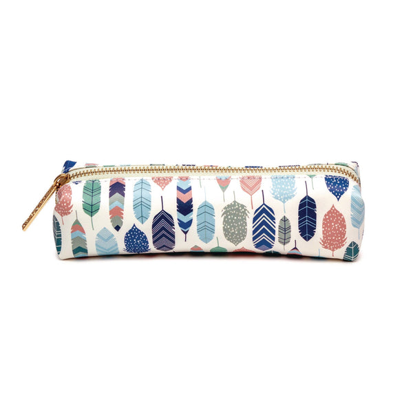 PUKKA PAD® Pencil Case, 7.9 x 2 x 2, Feathers, 6/Pack (PUK9212CD) Pack of 6