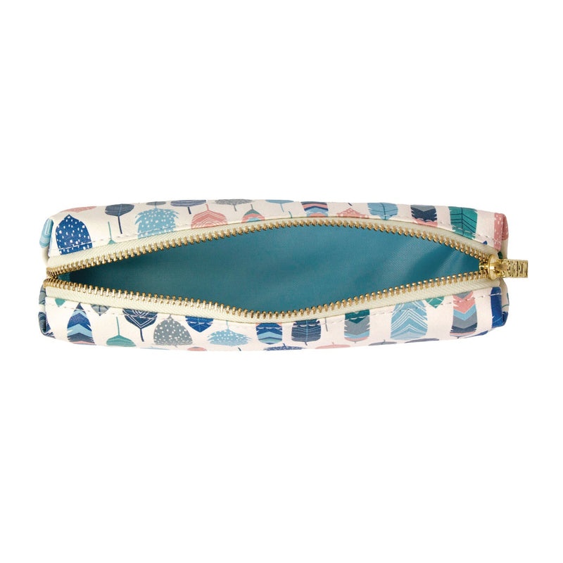 PUKKA PAD® Pencil Case, 7.9 x 2 x 2, Feathers, 6/Pack (PUK9212CD) Pack of 6