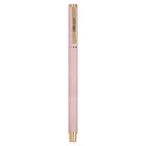 PUKKA PAD® Carpe Diem All Metal Gel Pens Gel Pen, Stick, Medium 0.7 mm, Black Ink, Pink Barrel, 6/Pack (PUK9157CD) Pack of 6