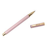 PUKKA PAD® Carpe Diem All Metal Gel Pens Gel Pen, Stick, Medium 0.7 mm, Black Ink, Pink Barrel, 6/Pack (PUK9157CD) Pack of 6