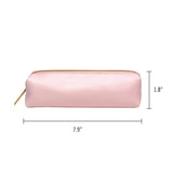 PUKKA PAD® Pencil Case, 7.9 x 2 x 2, Pink, 6/Pack (PUK9156CD) Pack of 6