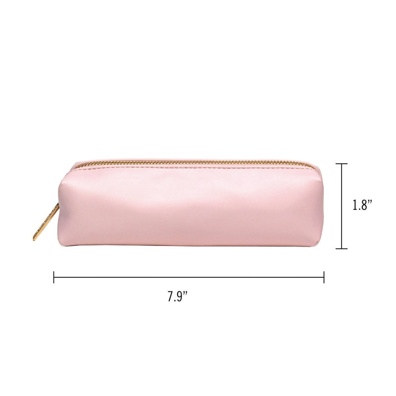 PUKKA PAD® Pencil Case, 7.9 x 2 x 2, Pink, 6/Pack (PUK9156CD) Pack of 6