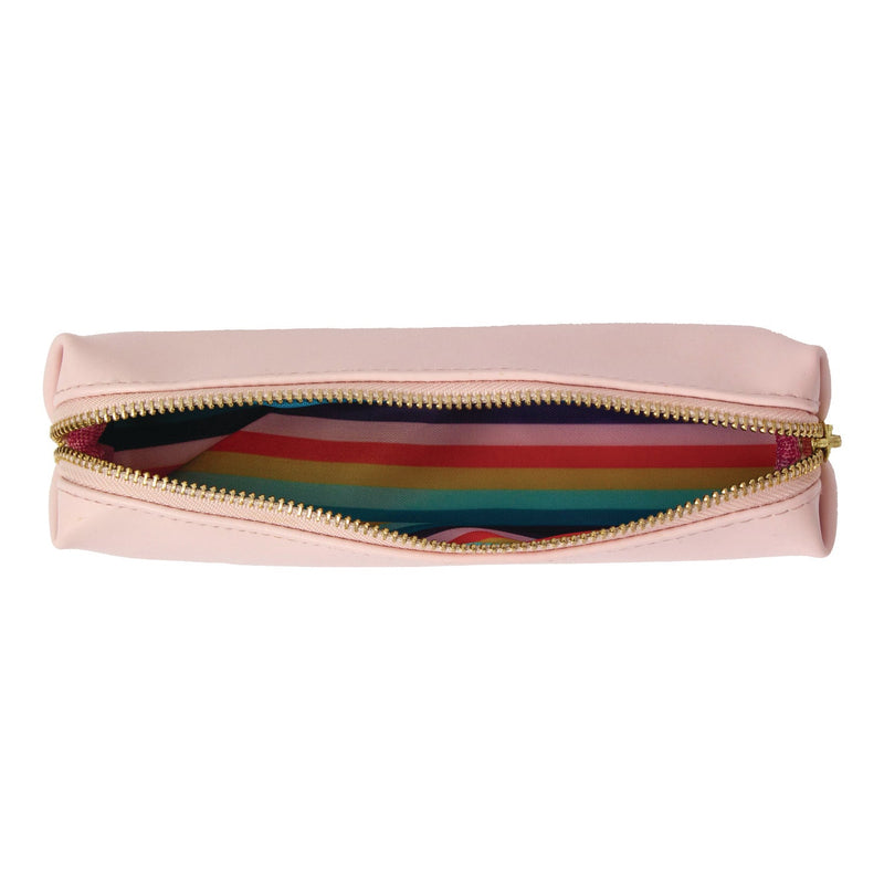 PUKKA PAD® Pencil Case, 7.9 x 2 x 2, Pink, 6/Pack (PUK9156CD) Pack of 6