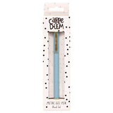 PUKKA PAD® Carpe Diem All Metal Gel Pens Gel Pen, Stick, Medium 0.7 mm, Black Ink, Blue Barrel, 6/Pack (PUK9171CD) Pack of 6