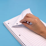 PUKKA PAD® Letter Size 1-Subject Notebook, Medium/College Rule, White Cover, (80) 10.5 x 8 Sheets, 3/Pack (PUK9759BAS) Pack of 3