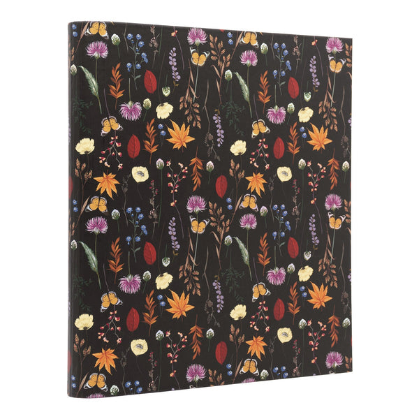 PUKKA PAD® Rollbound Binder, 3 Rings, 1" Capacity, 11 x 8.5, Black/Yellow/Orange/Blue (PUK9608BLM) Each