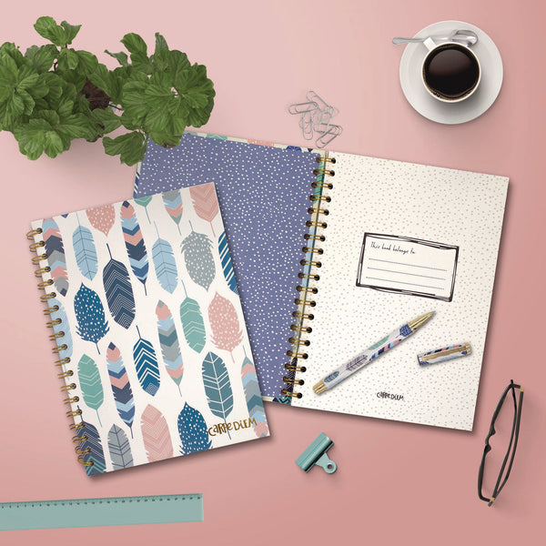 PUKKA PAD® B5 Size Notebook, 1 -Subject, Medium/College Rule, Design Cover, (80) 9.8 x 6.9 Sheets, 3/Pack (PUK9379CD) Pack of 3