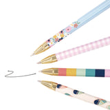 PUKKA PAD® Carpe Diem Ballpoint Pen, Stick, Medium 0.7 mm, Black Ink, Assorted Ditzy Floral Collection, 4 Pens/Pack, 6 Packs/Box (PUK9228CD) Box of 24