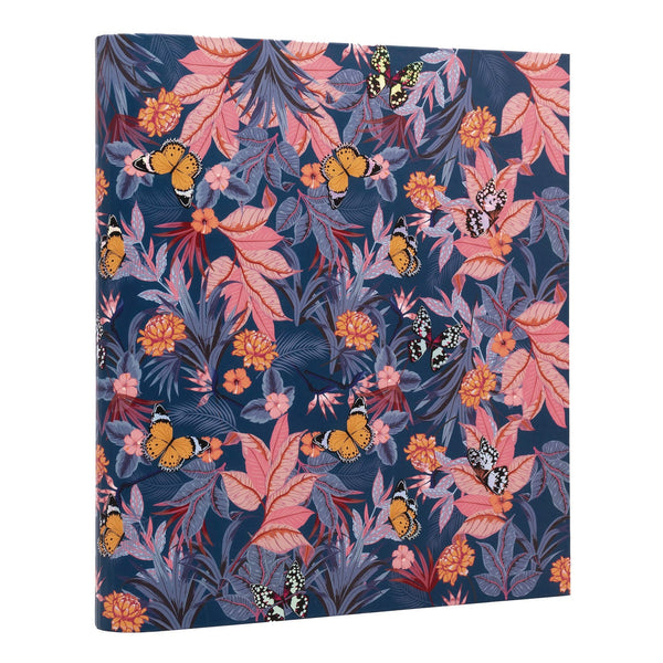 PUKKA PAD® Rollbound Binder, 3 Rings, 1" Capacity, 11 x 8.5, Blue/Pink/Yellow (PUK9607BLM) Each