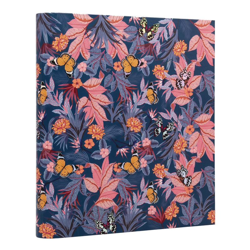 PUKKA PAD® Rollbound Binder, 3 Rings, 1" Capacity, 11 x 8.5, Blue/Pink/Yellow (PUK9607BLM) Each
