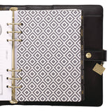 A5 Planner, 10.24 x 9.25, Black Cover, 12-Month (PUK9109CD) Each
