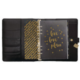 A5 Planner, 10.24 x 9.25, Black Cover, 12-Month (PUK9109CD) Each