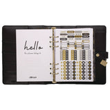 A5 Planner, 10.24 x 9.25, Black Cover, 12-Month (PUK9109CD) Each